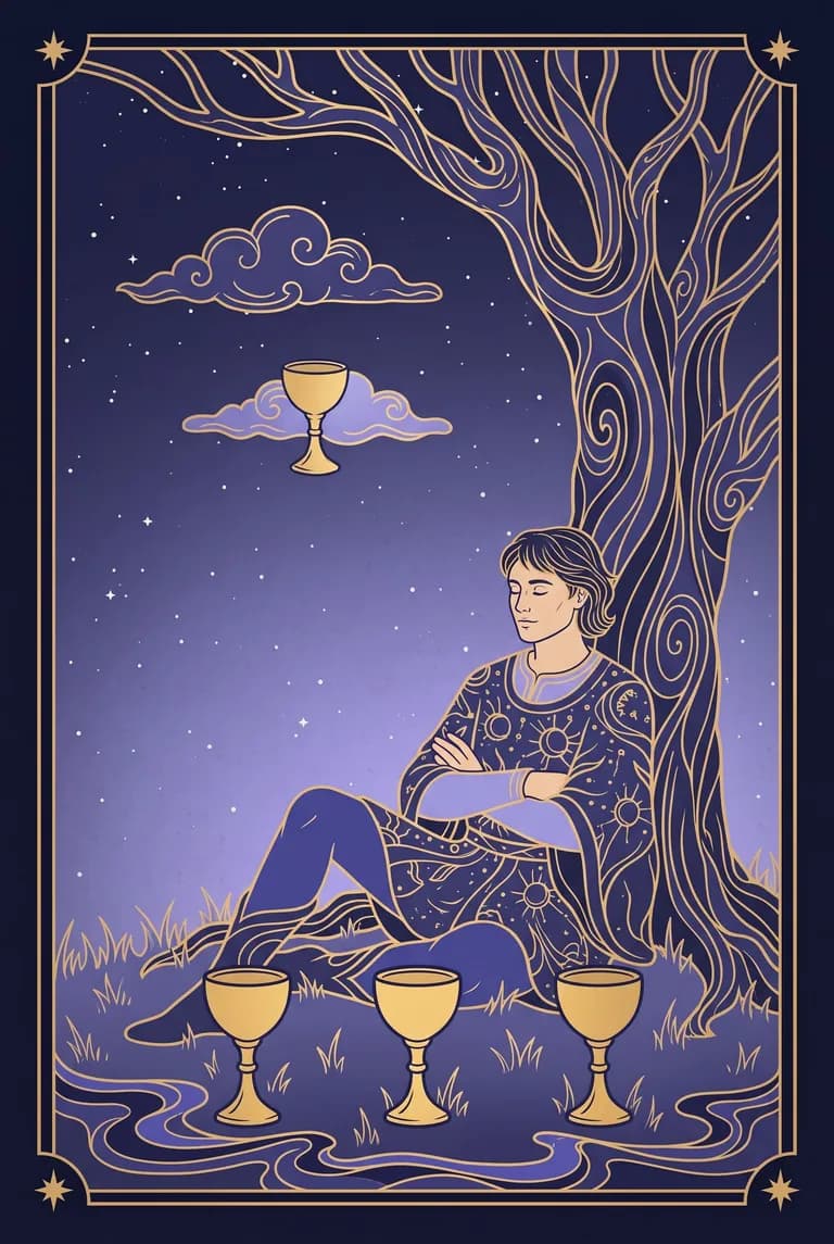 Four of Cups