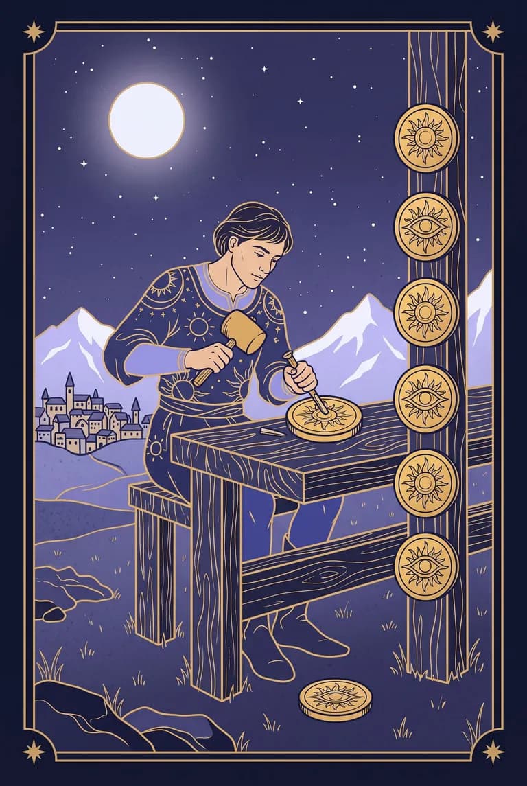 Eight of Pentacles