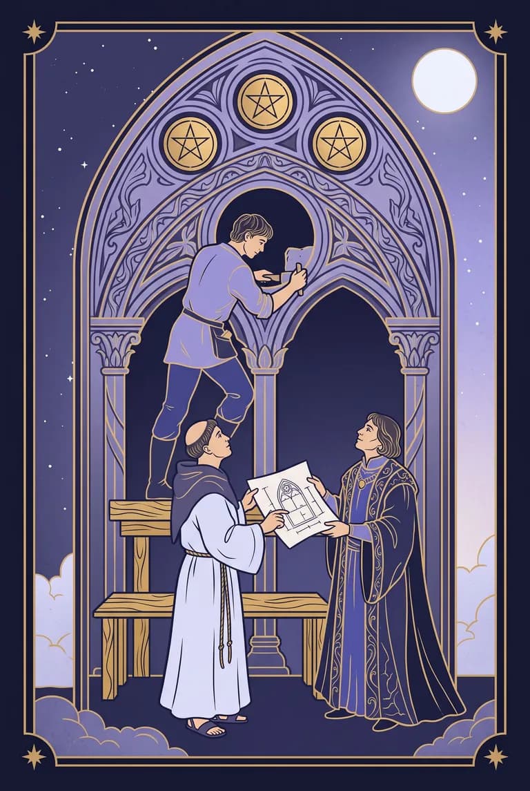 Three of Pentacles