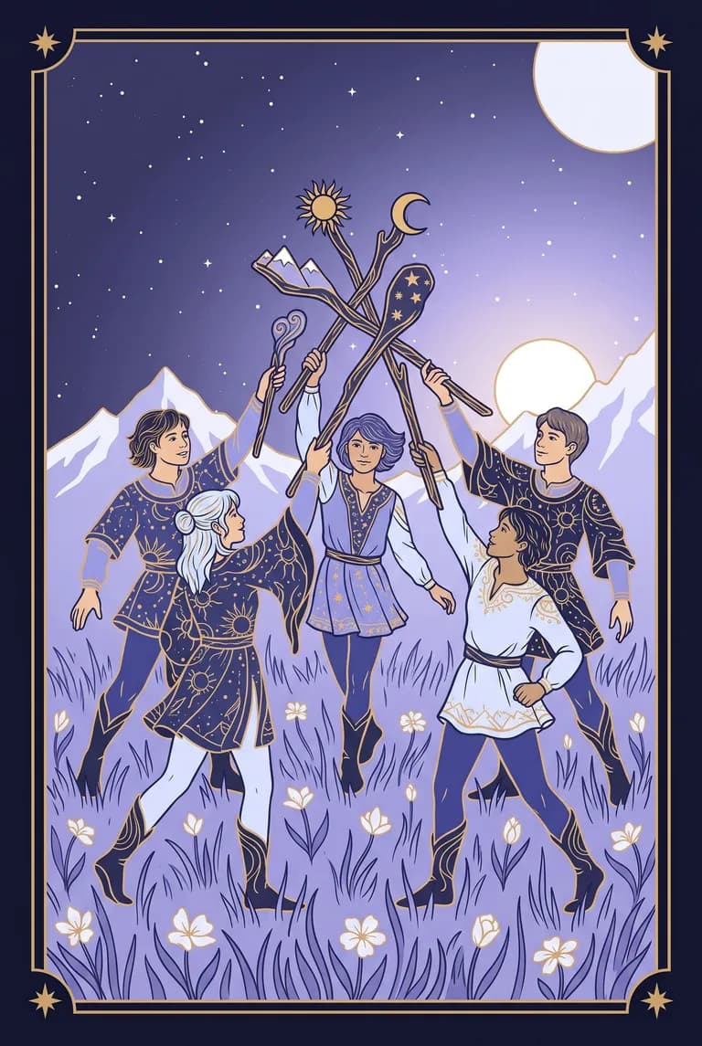 Five of Wands